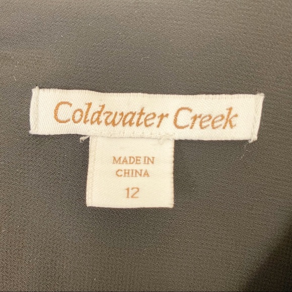 COLDWATER CREEK Watercolor Fit & Flare Mini Dress - Picture 7 of 9